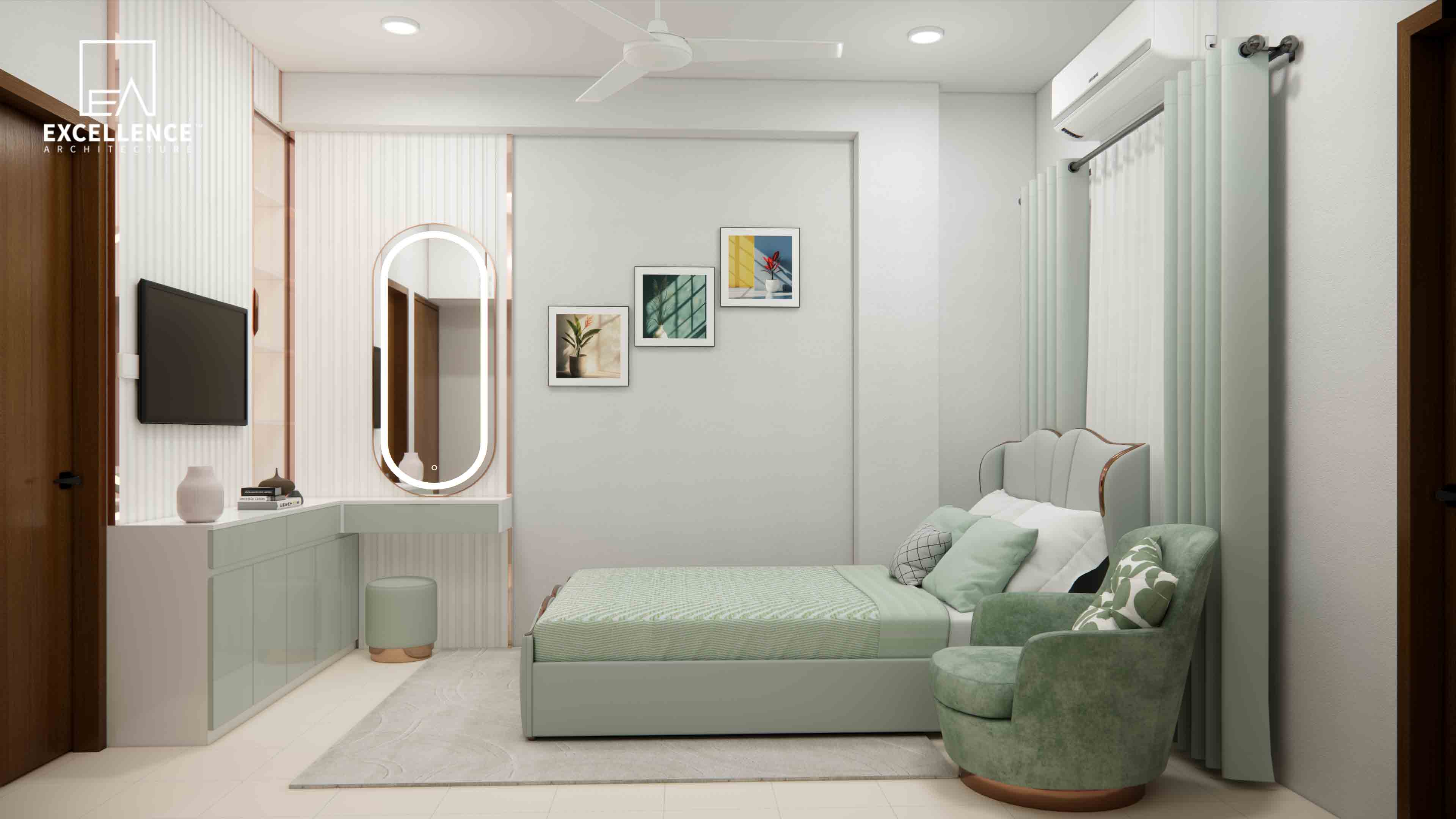 How to Hide Exposed Beams, Columns, and Unwanted AC Pipes Aesthetically