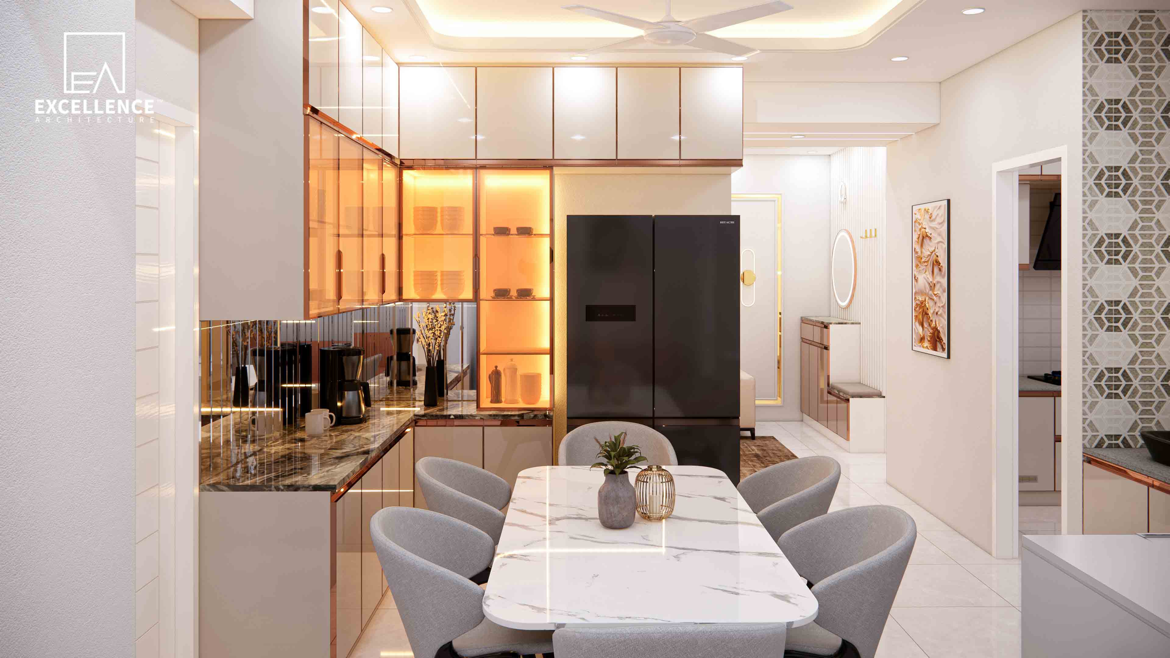 Are Loose Furnishings Like Sofas, Beds, and Dining Tables Included in Interior Packages?